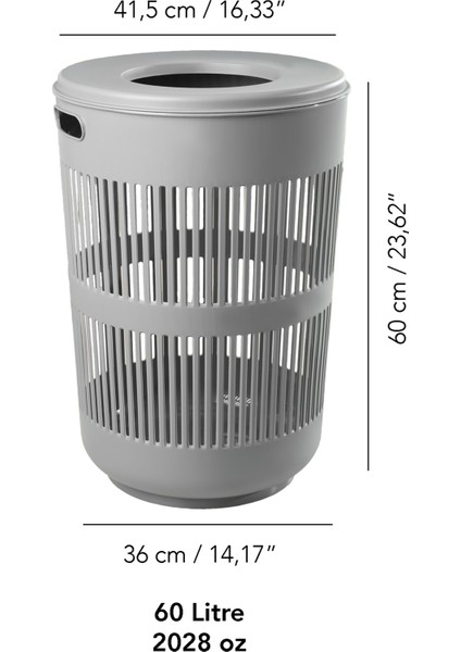 4'lü Set - 60 Lt Solara Kirli Sepeti Gri, Katlanabilir Silikon Çamaşır Sepeti, Su Kovası, Maşrapa fiyatları