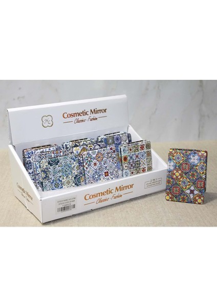 Taşlı El Aynası Dikdörtgen Ince fiyatları