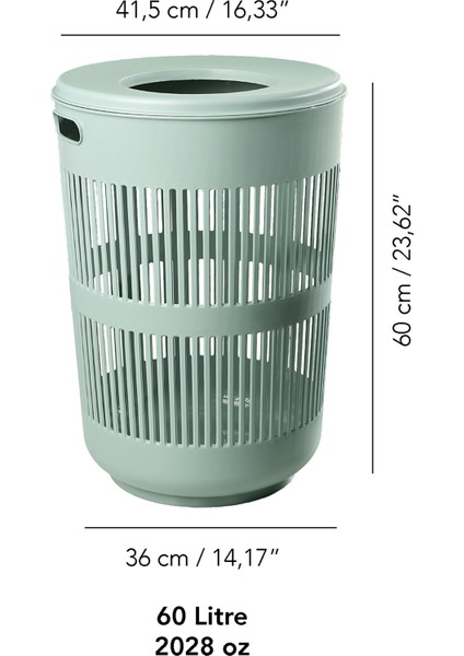 4'lü Set - 60 Lt Solara Kirli Sepeti Yeşil, Katlanabilir Silikon Çamaşır Sepeti, Su Kovası, Maşrapa fiyatları