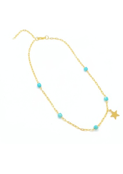 Firuze (Turkuaz) Gold Kolye modelleri