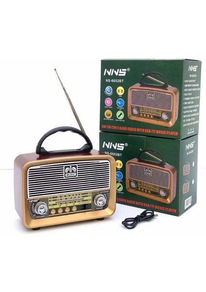 Nostalji 6652BT Bluetooth Radyo & Mp3 Çalar - Hoparlör fiyatları