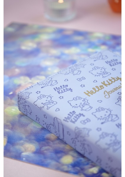 Hello Kitty Hush Hush Kilitli Defter + Vegan Deri Kalemlik Kutulu Set – 160 Yaprak, Çizgili