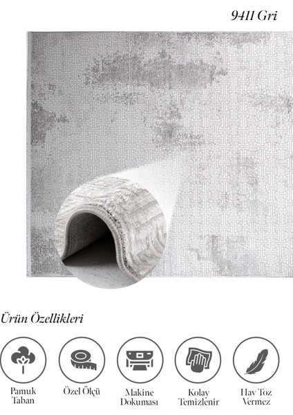 Twente 9411 Akrilik Yumuşak Tuşe Salon Antre Mutfak Halı Yolluk indirimleri