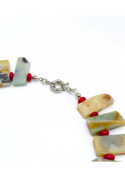 Amazonit Kolye - Dişil Enerji Kaygıyı Azaltın, Neşenizi Artırın ve Kendinizi Ifade Edin modelleri