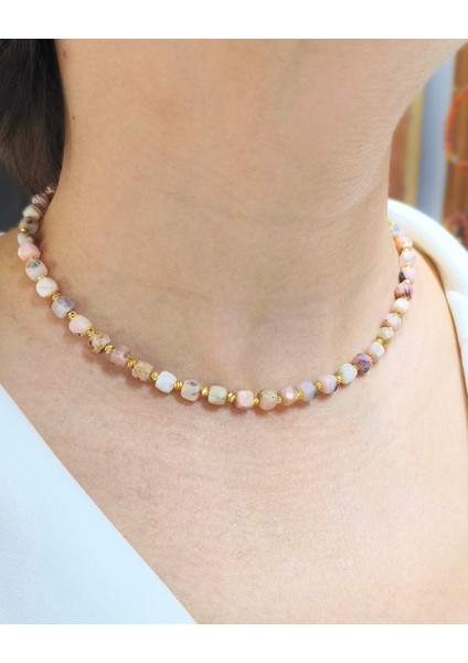 Pembe Opal Kolye- Tutku ve Sevgi Enerjisi