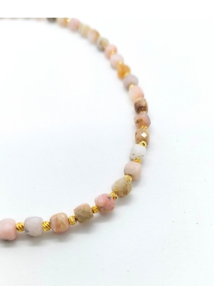 Pembe Opal Kolye- Tutku ve Sevgi Enerjisi fiyatları