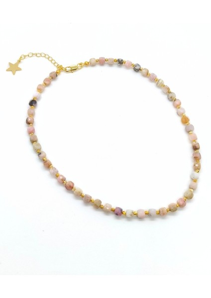 Pembe Opal Kolye- Tutku ve Sevgi Enerjisi modelleri