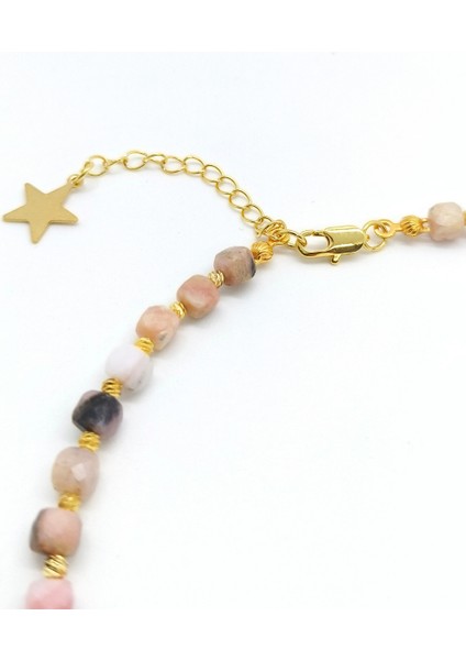 Pembe Opal Kolye- Tutku ve Sevgi Enerjisi fırsatları