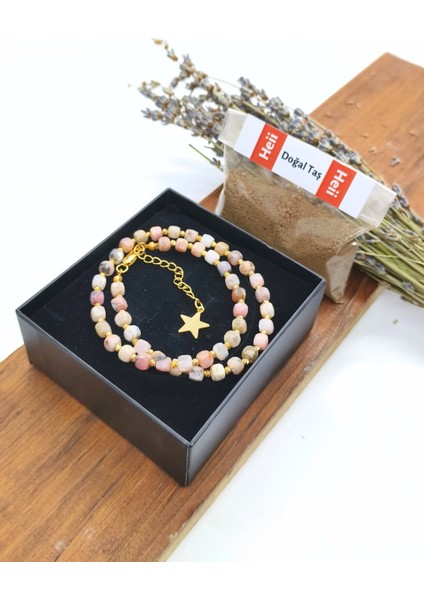 Pembe Opal Kolye- Tutku ve Sevgi Enerjisi indirimleri