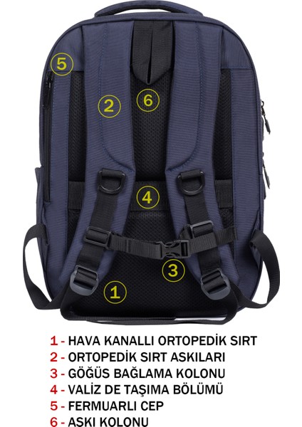 Erkek Sırt Çantası Okul Iş Günlük Kullanım USB Aparat Ortopedik Sırt ve Omuz Askısı 14 Inç indirimleri