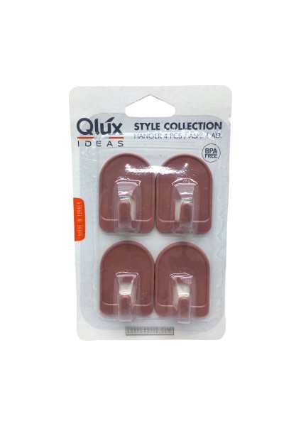 4 Parça Mirage Kubbeli Yapışkan Askı (5148)