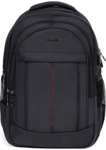 USB Aparatlı Erkek Sırt Çantası Okul Iş Günlük Kullanım Ortopedik 14-15,6 Inç Su Geçirmez Kumaş