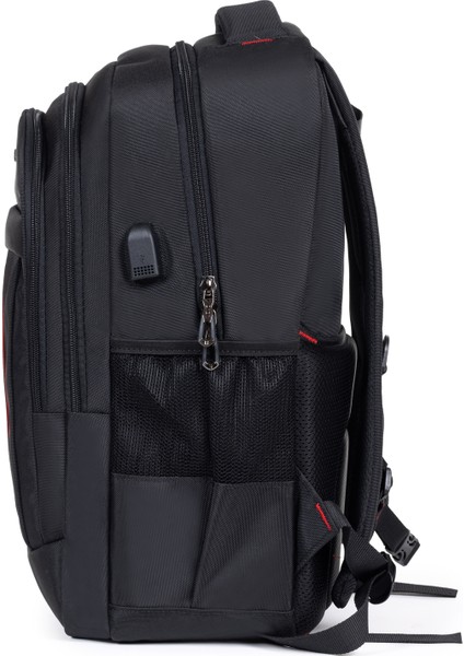 USB Aparatlı Erkek Sırt Çantası Okul Iş Günlük Kullanım Ortopedik 14-15,6 Inç Su Geçirmez Kumaş modelleri