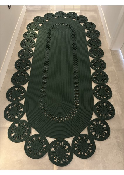 Marguerite Özel Tasarım Hasır Jüt Kilim – Koridor, Antre ve Salon Halısı Yolluk