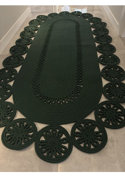 Marguerite Özel Tasarım Hasır Jüt Kilim – Koridor, Antre ve Salon Halısı Yolluk