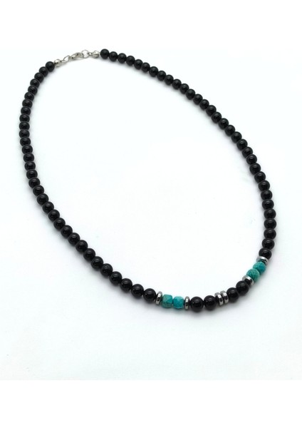 Turmalin ve Firuze Erkek Kolye fiyatları