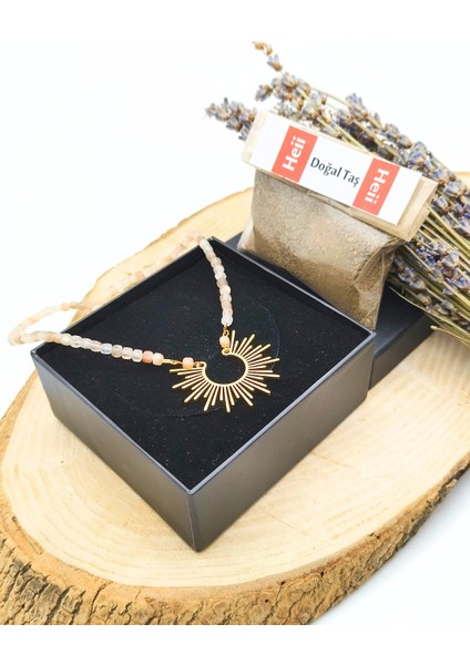 Güneş Taşı Kolye - Pozitif Enerji ve Yaşam Coşkusunu Hissedin modelleri