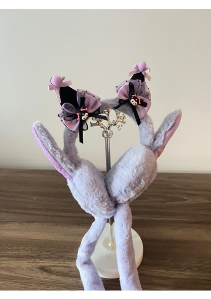 Kuromi Kadın/kız Hareketli ve Sesli Peluş Kulaklık modelleri