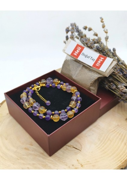 Ametist ve Sitrin Kolye modelleri