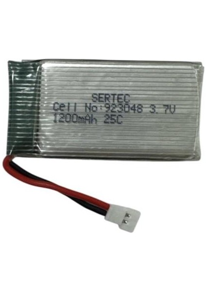 923048 / 3.7V - 1200MAH - 25C Beyaz Soket (802802)
