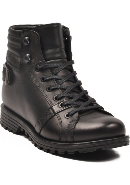 Siyah Deri Kürklü Soğuğa Dirençli Kaymaz Erkek Bot 2K1426-HK-700 M modelleri
