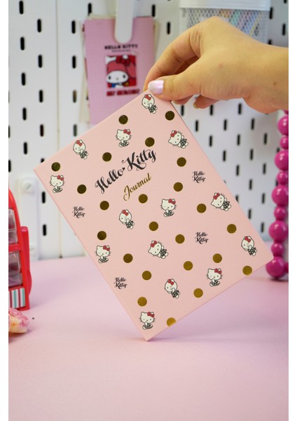 Hello Kitty Smyth Flexy Vegan Deri Kapaklı Defter – 13X18 Cm, Çizgili, Koleksiyon Kapaklar