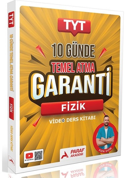 Paraf 2026 Yks Tyt Fizik Evim 10 Günde Temel Atma Garanti Video Ders Kitabı
