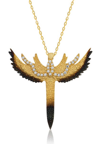 925 Ayar Gümüş Kılıç Kadın Gümüş Kolye PT2610687 (802802)