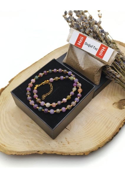 Enerjinizi Yükseltin - Renkli Turmalin Kolye - 6 mm modelleri