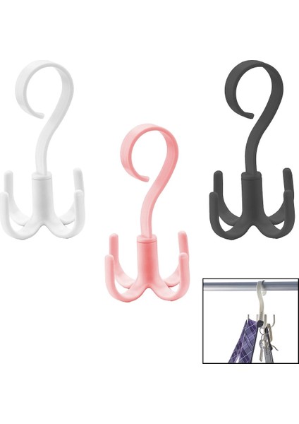 360 Derece Dönerli Aksesuar Askı (5148)