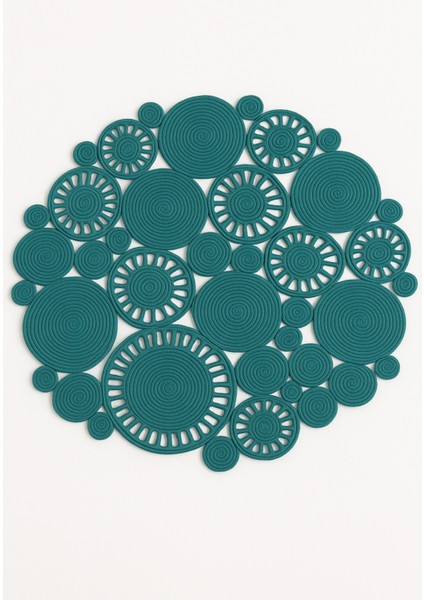 Harmony Jüt Doğal Hasır Kilim Bej Geometrik Bohem Yuvarlak El Örmesi Halı