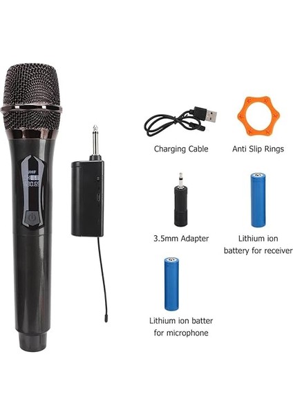 Kablosuz Karaoke Mikrofonu 6.35MM Amfi Hoparlör Için ve Sahne Performansı Çok Amaçlı Aktiviteler Için Tak ve Çalıştır Kablosuz Mikrofon Dış Mekan Kullanıma Uygun WN03(TEKLI Mikrofon) fiyatları