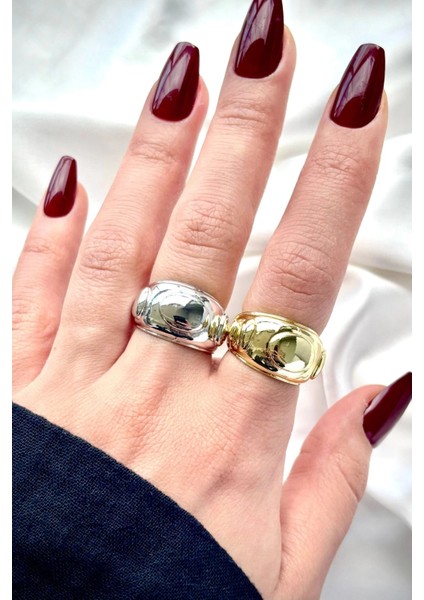 Premium Seri Planet Tasarım Cilalı Ayarlanabilir Kadın Yüzük modelleri