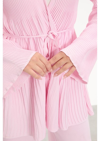 Merserize Kuşaklı Pliseli Takım fırsatları