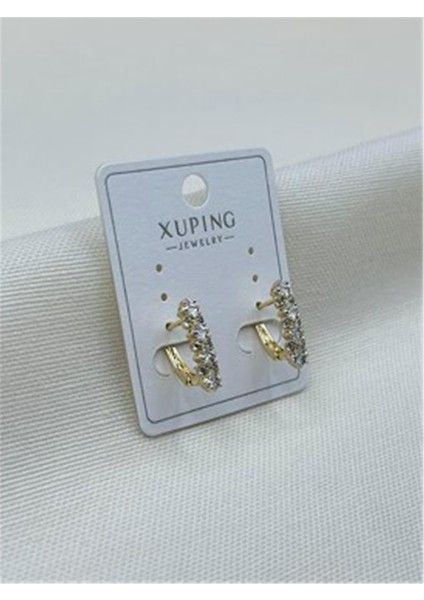 Küpe Xuping Vıp Taşlı Altın Kaplama fiyatları