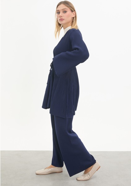 Merserize Kuşaklı Pliseli Takım fiyatları