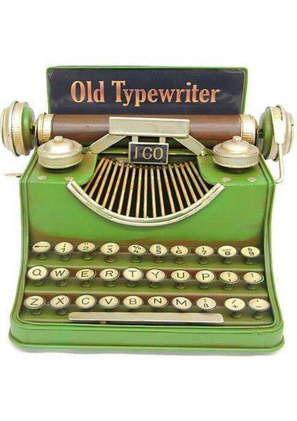 Dekoratif Metal Daktilo Kumbara (802802) modelleri