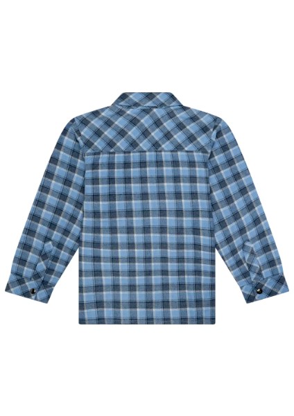 Erkek Çocuk Çıtçıtlı Cepli Ekose Oduncu Gömlek MNT25E215 modelleri