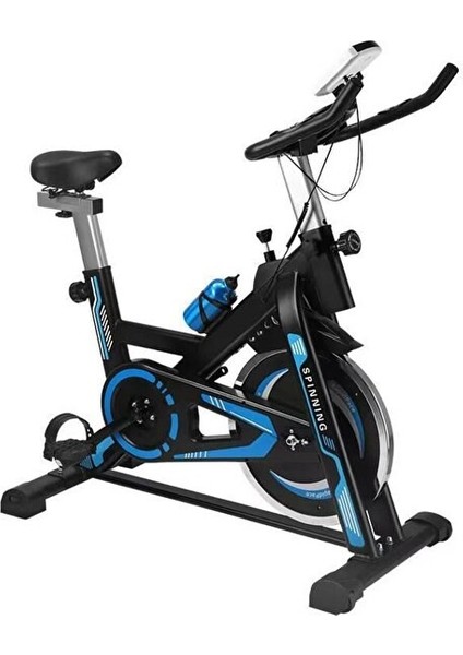 Kırmızı Spinning Bisiklet – Ayarlanabilir Dirençli Kondisyon Bisikleti