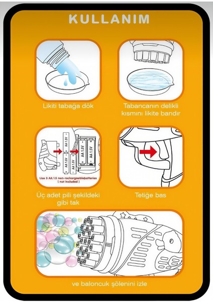 Neşeli Ördek Baloncuk Tabancası – 23 Halkalı, Pilli, Köpük Saçan Oyuncak Tabanca modelleri