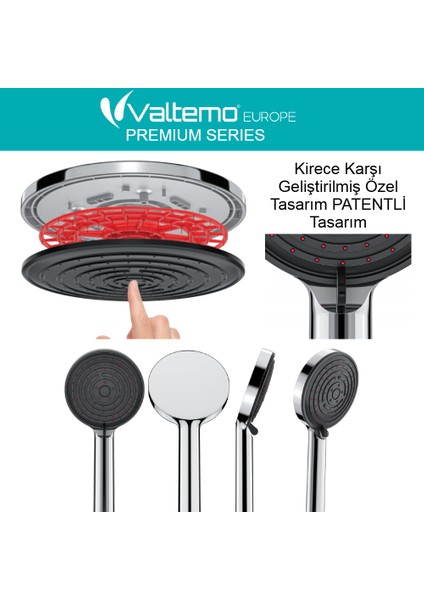 | Valtemo Patentli Kireç Kırıcılı El Duşu