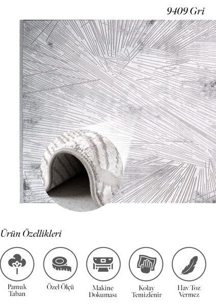 Twente 9409 Akrilik Yumuşak Tuşe Salon Antre Mutfak Halı Yolluk indirimleri
