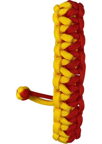 Sarı Kırmızı Paracord Bileklik