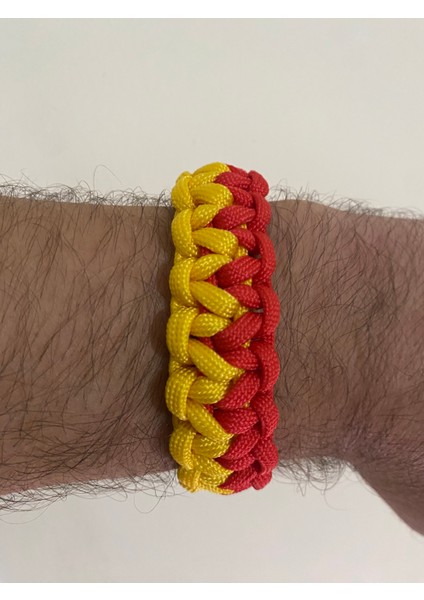 Sarı Kırmızı Paracord Bileklik fırsatları