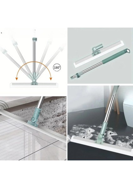 Teleskopik Oynar Başlıklı Cam,zemin Silme Aparatı Çekçek (5148) fırsatları