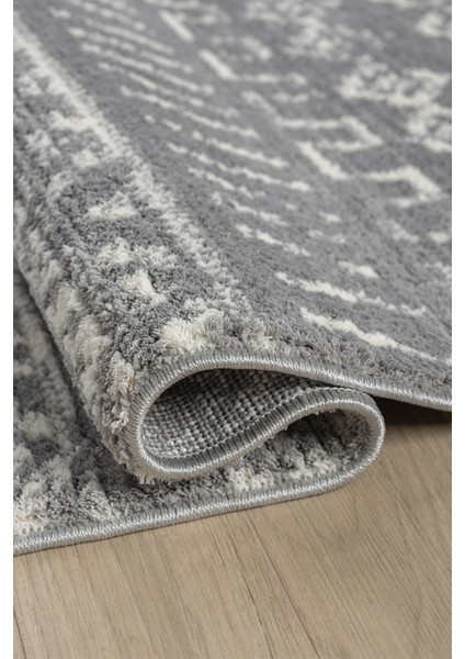 Puffy Gri Halı Salon Oturma Odası Çocuk Odası Yatak Odası Halısı 1005 modelleri