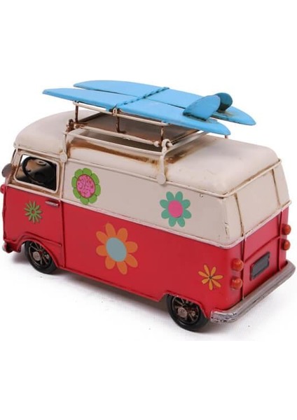 Metal Minibüs Çerçeveli Kumbaralı Biblo Dekoratif Hediyelik (802802) indirimleri