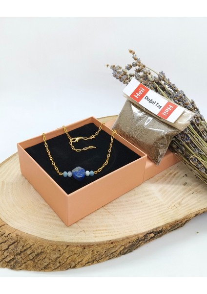 Lapis Lazuli Kolye - Enerjini Yükselt, Kendini Ifade Et fırsatları