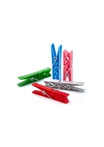 24 Parça Çınar Plastik Mandal (5148)