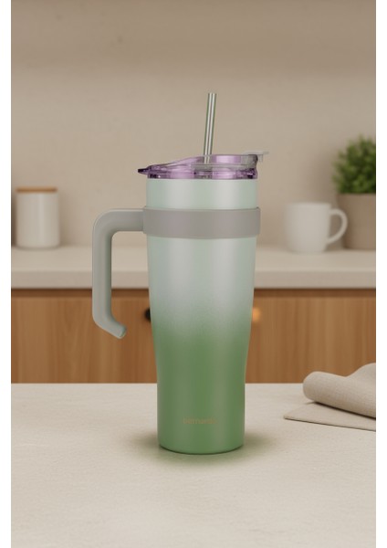 Alto Pipetli Termos Bardak Yeşil 1000ML modelleri